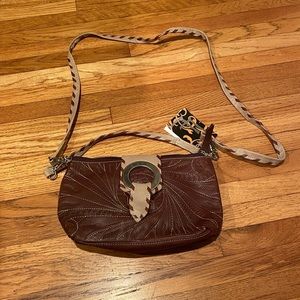 Brand new Leaders in Leather crossbody purse (NWT)